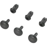 TRU COMPONENTS TC-SRR-355K203 TC-10820808 Splijtnagel Schachtdiameter 3 mm Zwart 1000 stuk(s) - thumbnail