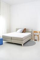 Auping Organic Satijnkatoen Hoeslaken Topper white - thumbnail