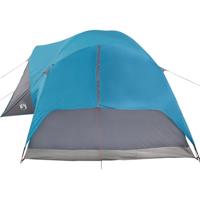 Tent 8-persoons 360x430x195 cm 190T taft blauw - thumbnail