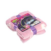 Toi-Toys Glow n fun glow in the dark deken eenhoorn, 130x150cm - thumbnail