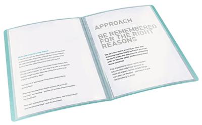 SHOWALBUM ESSELTE COLOUR'ICE A4 40TAS BLAUW