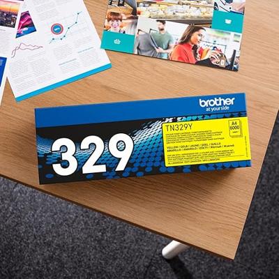 Brother TN-329Y tonercartridge 1 stuk(s) Origineel Geel Brother TN-329Y tonercartridge 1 stuk(s) Origineel Geel