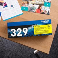 Brother TN-329Y tonercartridge 1 stuk(s) Origineel Geel - thumbnail
