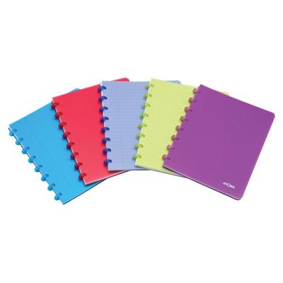 Atoma Trendy schrift, ft A5, 144 bladzijden, PP, geruit 5 mm, geassorteerde kleuren