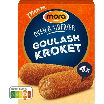 Mora Oven & Airfryer Goulash Kroketten 4 x 80 g bij Jumbo Mora Oven & Airfryer Goulash Kroketten 4 x 80 g bij Jumbo