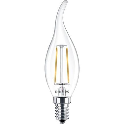 Philips LED tipkaars E14 2-25W 2700K filament helder - LED3723 Philips LED tipkaars E14 2-25W 2700K filament helder - LED3723