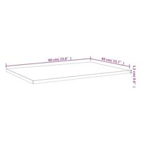 Wandschappen 4 st 60x40x1,5 cm bewerkt hout gerookt eikenkleur - thumbnail