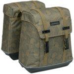 New Looxs fietstas dubbel Alba 34 liter bruin/zwart - thumbnail