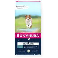 EUKANUBA Graanvrij* premium hondenvoer met lamvlees voor kleine en middelgrote rassen - droogvoer voor volwassen honden, 12 kg - thumbnail