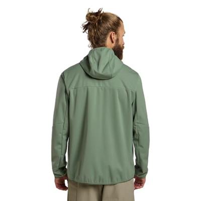 Jack wolfskin Feldberg Hoody Softshell Jas Heren Eucalyptus XL Jack wolfskin Feldberg Hoody Softshell Jas Heren Eucalyptus XL