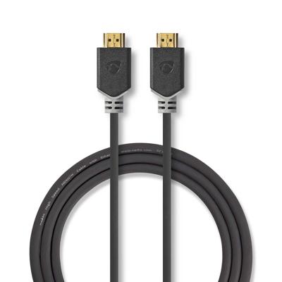 Nedis CVBW34050AT50 Premium High Speed Hdmi™-kabel Met Ethernet Hdmi™-connector - Hdmi™-connector 5,00 M Antraciet - thumbnail