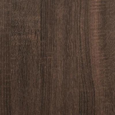 Hoge kast 30x41x185 cm bewerkt hout bruin eikenkleurig