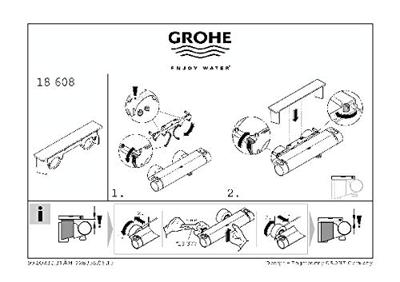 Grohe Grohtherm 2000 New tray metaal