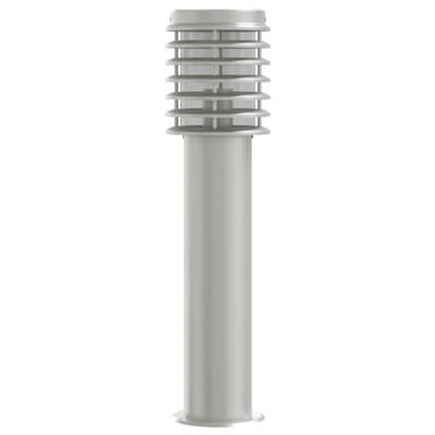 VidaXL Buitenvloerlamp 60 cm roestvrijstaal zilverkleurig VidaXL Buitenvloerlamp 60 cm roestvrijstaal zilverkleurig