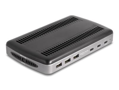 DeLOCK usb charging station met 3 x usb type-c pd + 3 x usb type-a (112 w) (grijs/zwart) DeLOCK usb charging station met 3 x usb type-c pd + 3 x usb type-a (112 w) (grijs/zwart)