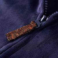 Kinderjas met capuchon regenboogontwerp 116 marineblauw - thumbnail