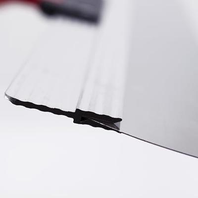 Connex afstrijkmes 600mm softgrip rvs - cox885460
