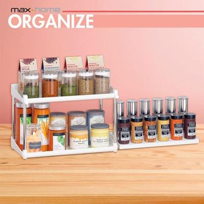 Keukenkast Organiser Max Home Wit 2 Planken 2 Stuks 37,5 x 25,5 x 19 cm Keukenkast Organiser Max Home Wit 2 Planken 2 Stuks 37,5 x 25,5 x 19 cm
