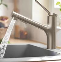 Hansgrohe Zesis M33 ééngreeps keukenmengkraan 200 met stopkraan voor keukenapparatuur, 1jet, chroom - thumbnail