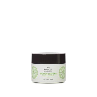 Umami Exclusive Cosmetics Woody Lemons Soft Body Scrub Bergamot & Ceder 250ml