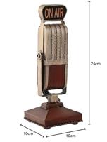 Decoratieve figuren Home ESPRIT Bruin Zilverkleurig Vintage 10 x 10 x 24 cm - thumbnail