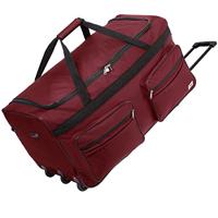 Trolley, reistas, rood, afsluitbaar, met slot, 85 liter, roltas - thumbnail