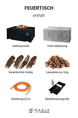 Happy Cocooning: Tafel Rechthoek - Zwart - thumbnail