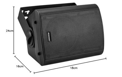 Omnitronic ALP-5A black Actieve PA-luidsprekerset 30 W 2 stuk(s)