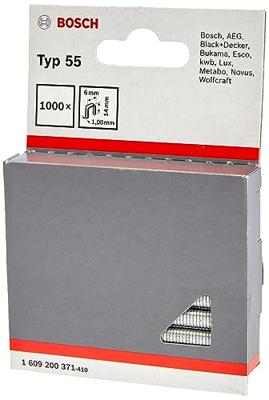 Bosch Accessoires Niet met smalle rug type 55 6 x 1,08 x 14 mm 1000st - 1609200371 Bosch Accessoires Niet met smalle rug type 55 6 x 1,08 x 14 mm 1000st - 1609200371
