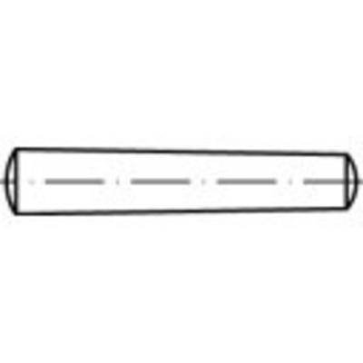 TOOLCRAFT TO-5357337 Conische pen 6 mm RVS A1 10 stuk(s)