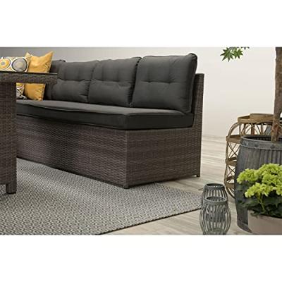 Garden Impressions Lapa lounge dining set 5-delig - grijs