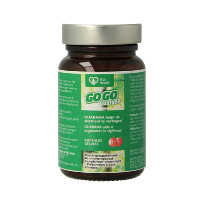 Rio Amazon Guarana Gogo Guarana 20 capsules Rio Amazon Guarana Gogo Guarana 20 capsules