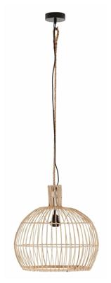 MUST Living Hanglamp 'Las Salinas' Rotan, 40cm, kleur Naturel