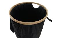 Wasmand DKD Home Decor Zwart Ek Vilt (44 x 44 x 57 cm) - thumbnail