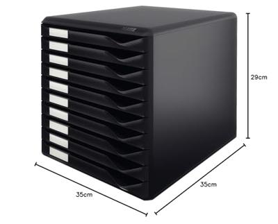 Leitz ladenblok zwart/zwart