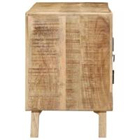 Tv-meubel 105x46x32 cm massief ruw mangohout - thumbnail