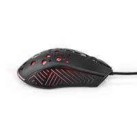 Nedis GMWD410BK Gaming Muis Bedraad Dpi: 800 / 1200 / 2400 / 3200 / 4800 / 7200 Dpi Instelbare Dpi Aantal Knoppen: 7 Programmeerbare Knoppen Rechtshandig 1.50 M Rgb - thumbnail
