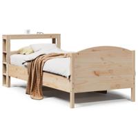 Bedframe zonder matras massief grenenhout 75x190 cm - thumbnail