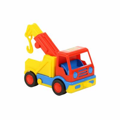 Polesie takelwagen 20 cm rood/geel Polesie takelwagen 20 cm rood/geel