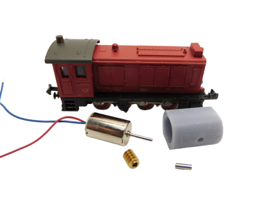 micromotor ND001G motor ombouwset voor Dingler V 36 Post