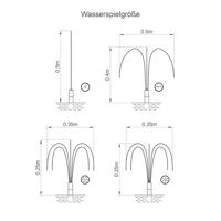 Esotec 101770 Drijvende vijverpomp op zonne-energie - thumbnail