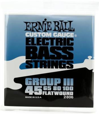 Ernie Ball 2806 Flatwound Bass String Group III 45 - 100