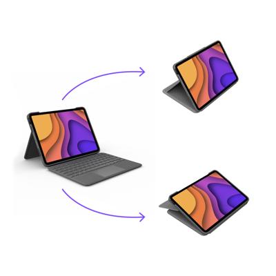 Folio Touch - Toetsenbord en foliobehuizing - met trackpad - backlit - Apple Smart connector - AZERTY - Frans