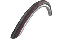 Schwalbe buitenband Lugano II draad 28 x 1.00 (25 622) zwart/rood - thumbnail