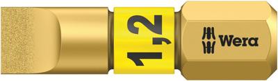 Wera 800/1 BDC Sleufschroeven Bits, 1.2 x 6.5 x 25 mm - 1 stuk(s) - 05056176001