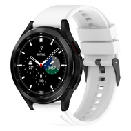 Siliconen gesp bandje - Wit - Samsung Galaxy Watch 4 Classic - 42mm & 46mm - thumbnail