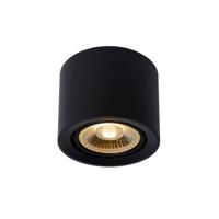 Lucide FEDLER - Plafondspot - Ø 12 cm - LED Dim to warm - GU10 (ES111) - 1x12W 2200K/3000K - Zwart - thumbnail