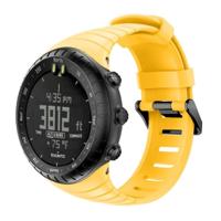 Smart Watch silicone polsband horlogeband voor Suunto Core (geel) - thumbnail