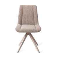 Jesper Home Umedo eetkamerstoel Grainy Greige turn beige - thumbnail