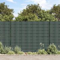 VidaXL Tuinscherm 70x0,19 m pvc groen - thumbnail